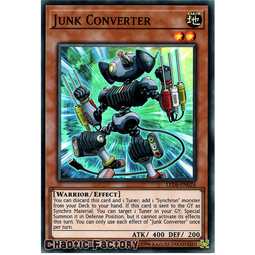 LED6-EN024 Junk Converter Super Rare 1st Edition NM