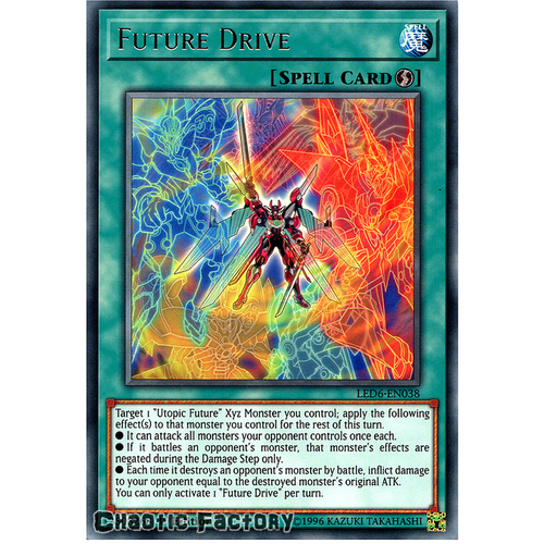 LED6-EN038 Future Drive Rare 1st Edition NM