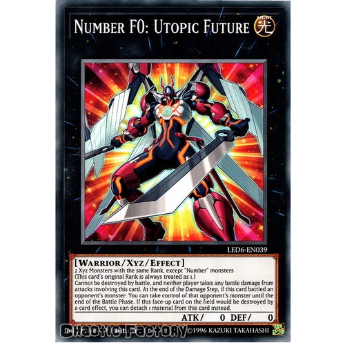 LED6-EN039 Number F0: Utopic Future Common 1st Edition NM