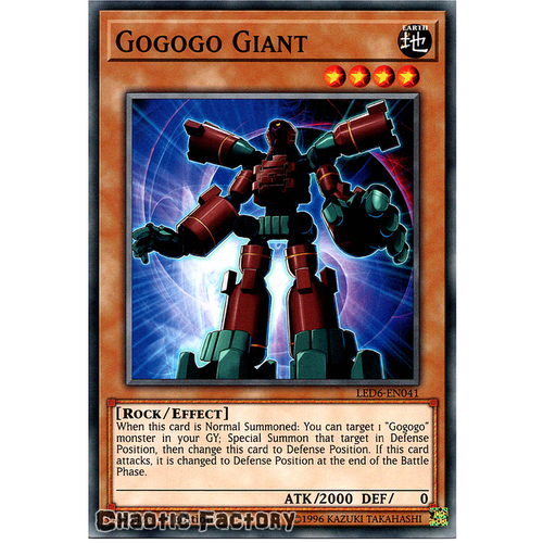LED6-EN041 Gogogo Giant Common 1st Edition NM