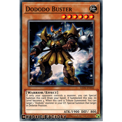 LED6-EN042 Dododo Buster Common 1st Edition NM