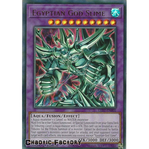 LED7-EN001 Egyptian God Slime Ultra Rare UNLIMITED Edition NM