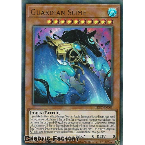LED7-EN003 Guardian Slime Ultra Rare UNLIMITED Edition NM