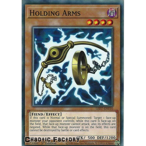 LED7-EN010 Holding Arms Common 1st Edition NM