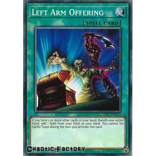 LED7-EN013 Left Arm Offering Common 1st Edition NM