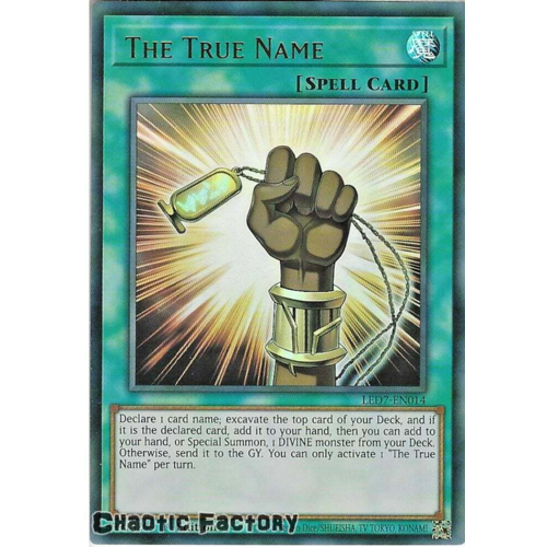 LED7-EN014 The True Name Ultra Rare 1st Edition NM