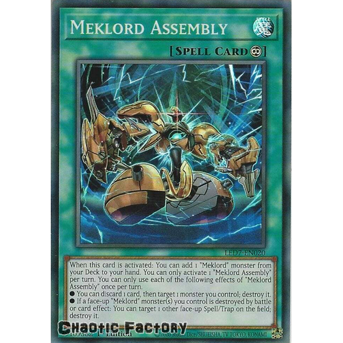 LED7-EN020 Meklord Assembly Super Rare 1st Edition NM