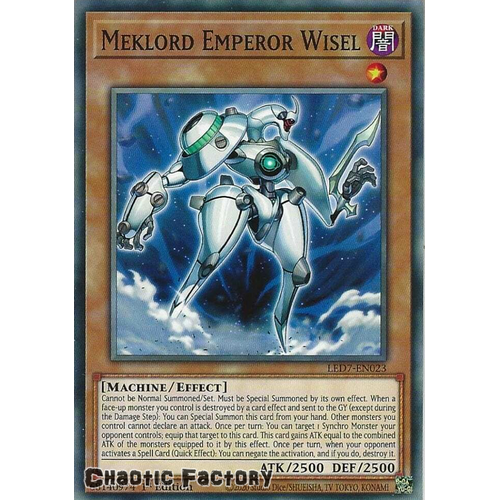 LED7-EN023 Meklord Emperor Wisel Common 1st Edition NM
