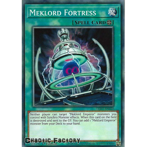 LED7-EN029 Meklord Fortress Common 1st Edition NM