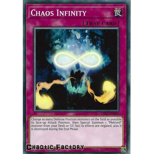 LED7-EN030 Chaos Infinity Common 1st Edition NM