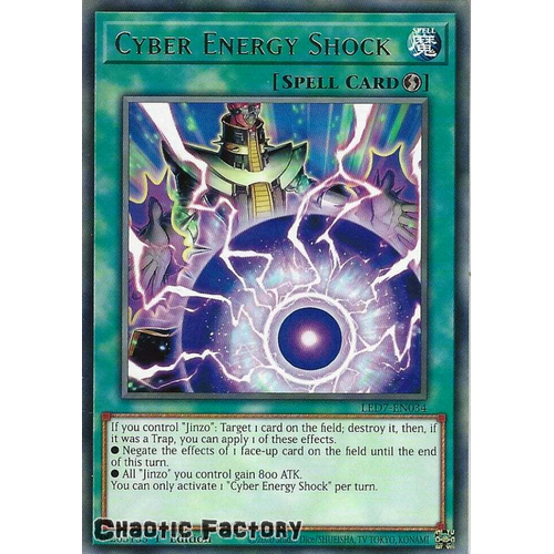 LED7-EN034 Cyber Energy Shock Rare 1st Edition NM