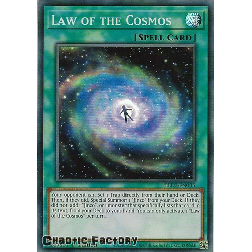 LED7-EN035 Law of the Cosmos Super Rare 1st Edition NM