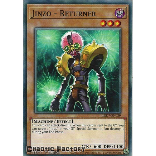 LED7-EN039 Jinzo - Returner Common 1st Edition NM