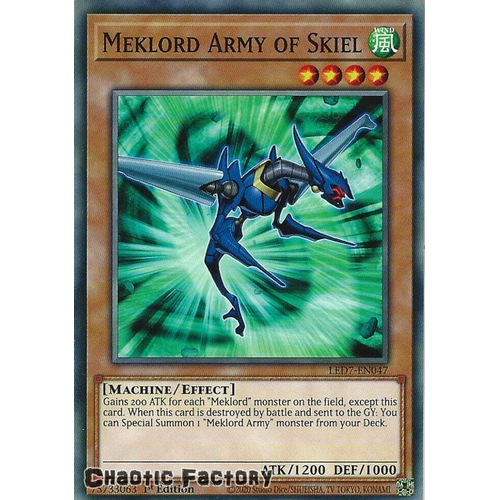 LED7-EN047 Meklord Army of Skiel Common 1st Edition NM