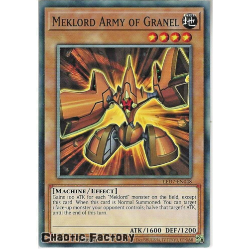 LED7-EN048 Meklord Army of Granel Common 1st Edition NM