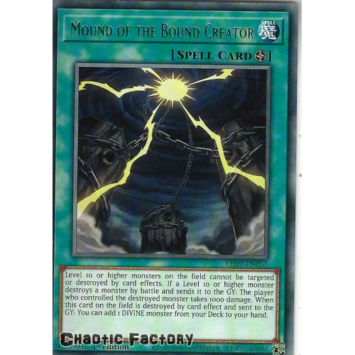 LED7-EN053 Mound of the Bound Creator Rare 1st Edition NM