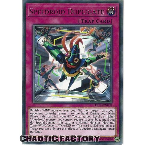 LED8-EN008 Speedroid Dupligate Rare 1st Edition NM