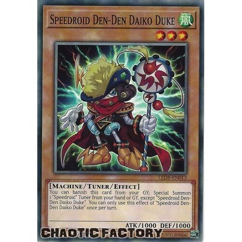 LED8-EN013 Speedroid Den-Den Daiko Duke Common 1st Edition NM