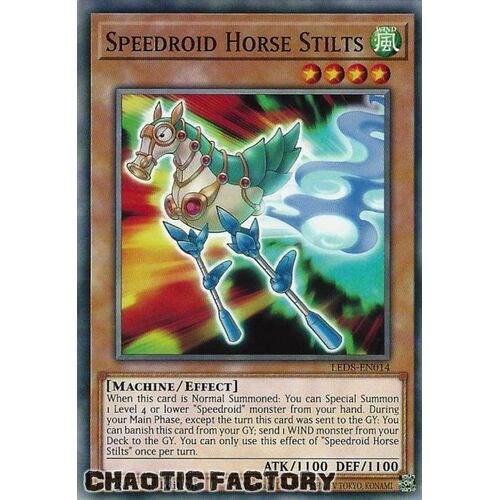 LED8-EN014 Speedroid Horse Stilts Common 1st Edition NM