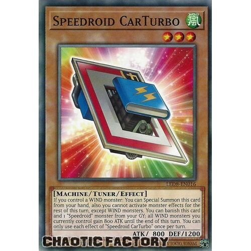 LED8-EN016 Speedroid CarTurbo Common 1st Edition NM