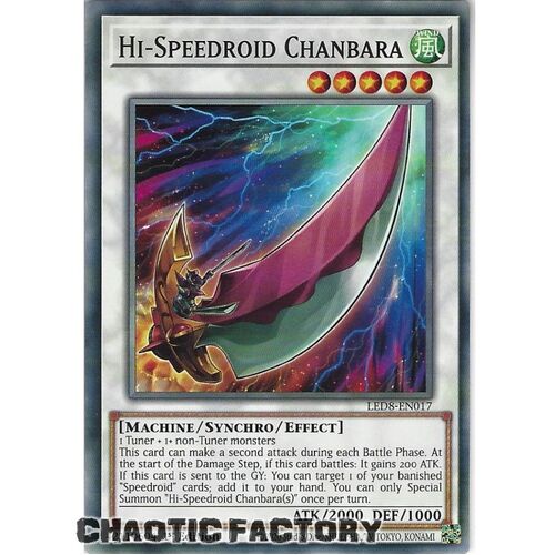 LED8-EN017 Hi-Speedroid Chanbara Common 1st Edition NM