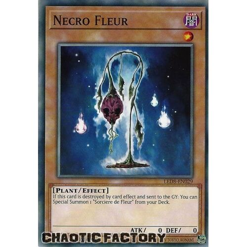 LED8-EN029 Necro Fleur Common 1st Edition NM