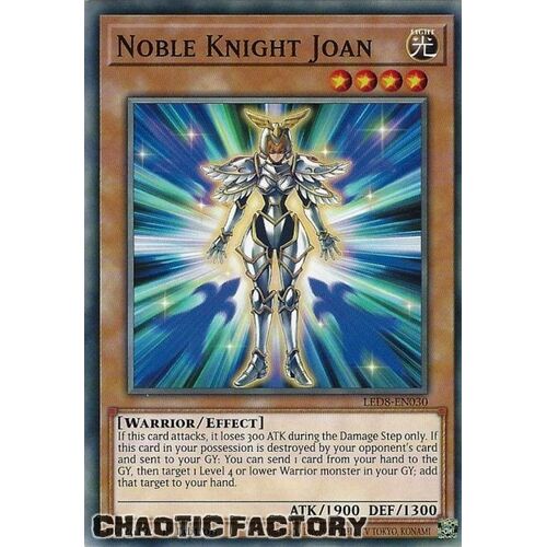 LED8-EN030 Noble Knight Joan Common 1st Edition NM