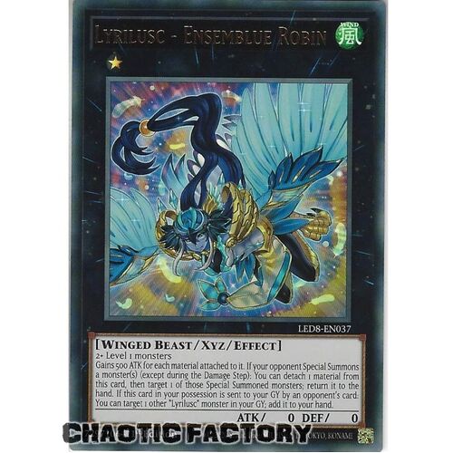LED8-EN037 Lyrilusc - Ensemblue Robin Ultra Rare 1st Edition NM