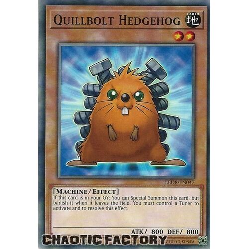 LED8-EN047 Quillbolt Hedgehog Common 1st Edition NM