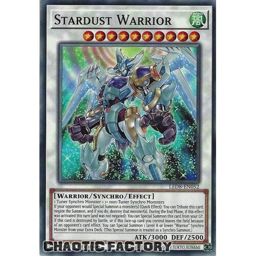 LED8-EN052 Stardust Warrior Common 1st Edition NM