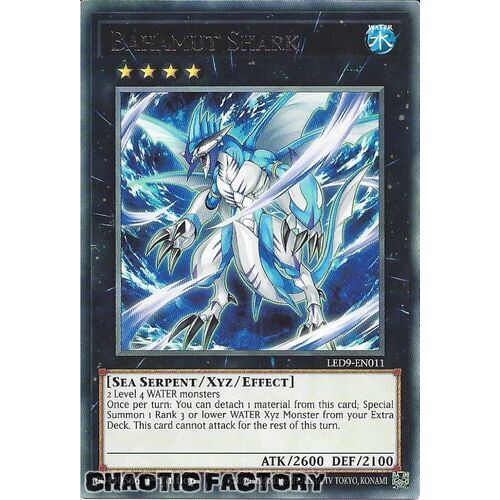 LED9-EN011 Bahamut Shark Rare 1st Edition NM