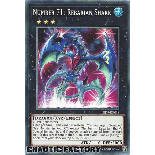 LED9-EN013 Number 71: Rebarian Shark Common 1st Edition NM