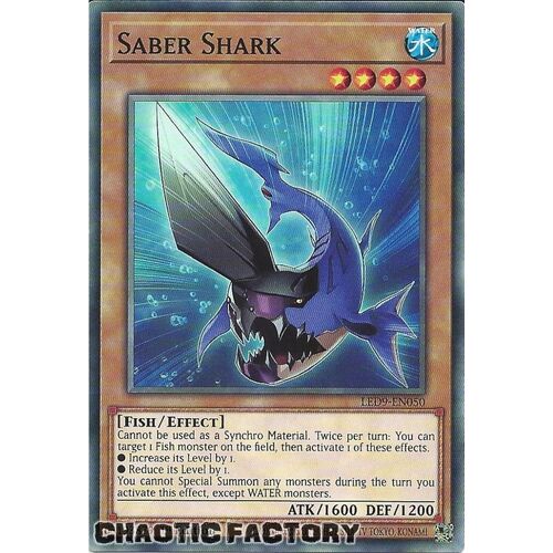 LED9-EN050 Saber Shark Common 1st Edition NM