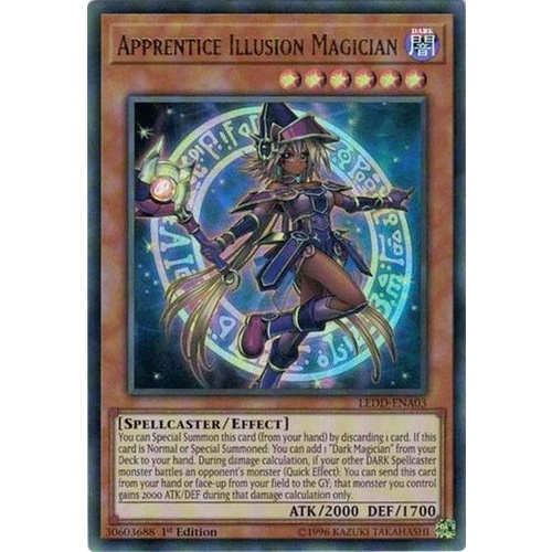 LEDD-ENA03 Apprentice Illusion Magician Ultra Rare 1st Edition NM