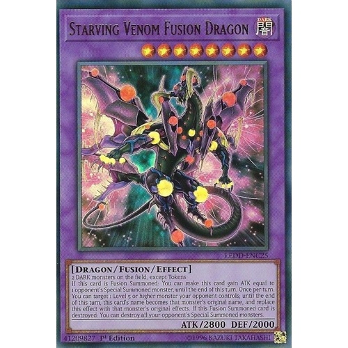 LEDD-ENC25 Starving Venom Fusion Dragon Ultra Rare 1st Edition NM