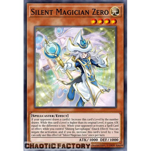 LEDE-EN003 Silent Magician Zero Secret Rare 1st Edition NM