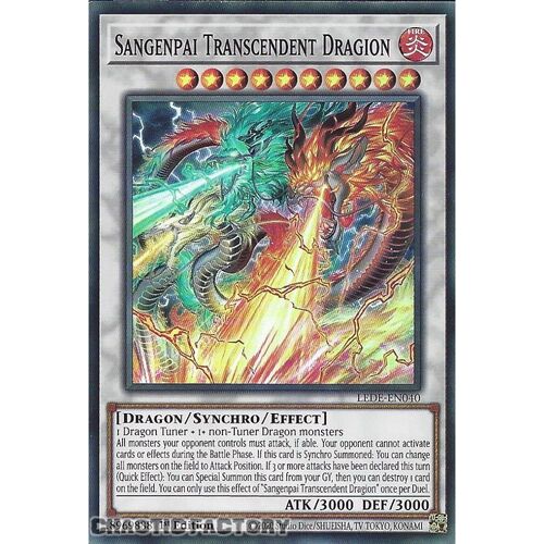 LEDE-EN040 Sangenpai Transcendent Dragion Super Rare 1st Edition NM