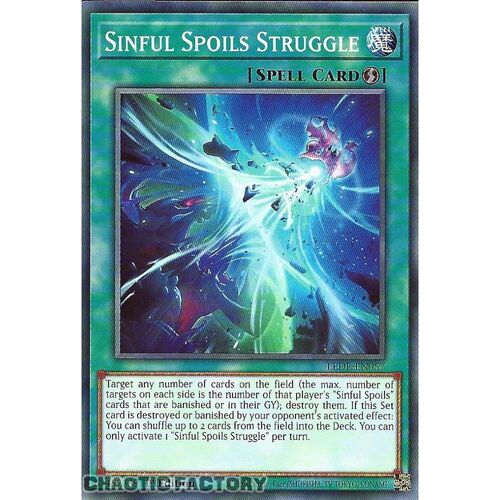 LEDE-EN057 Sinful Spoils Struggle Common 1st Edition NM