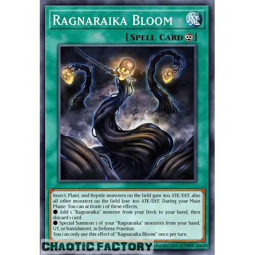 LEDE-EN058 Ragnaraika Bloom Secret Rare 1st Edition NM
