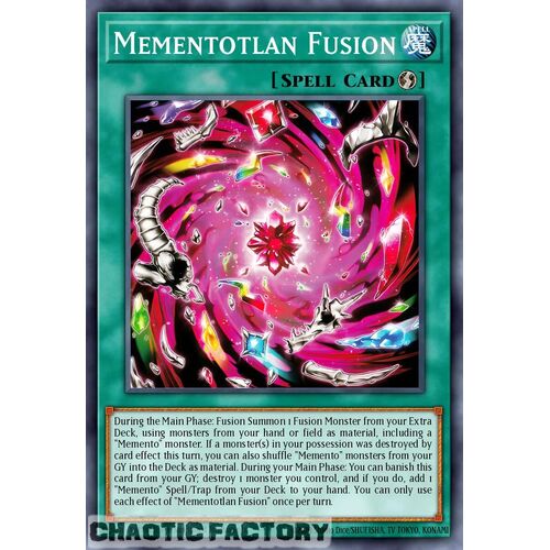 LEDE-EN063 Mementotlan Fusion Common 1st Edition NM