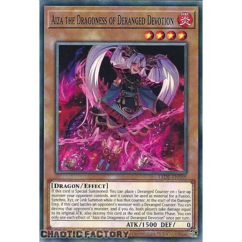 LEDE-EN088 Aiza the Dragoness of Deranged Devotion Common 1st Edition NM