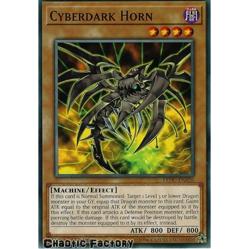LEDU-EN026 Cyberdark Horn Common 1st Edition NM