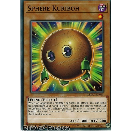 LEDU-EN043 Sphere Kuriboh Common 1st Edition NM