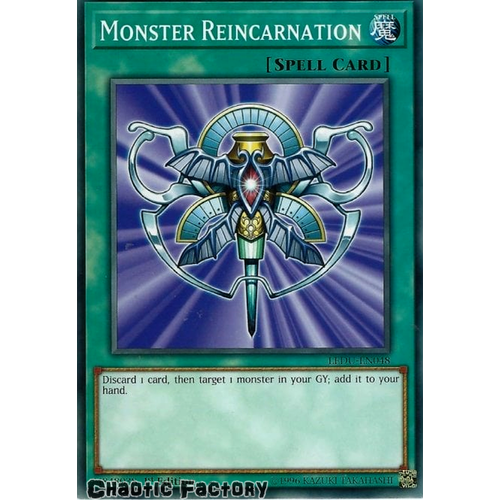 LEDU-EN048 Monster Reincarnation Common 1st Edition NM