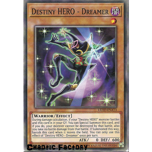 Yugioh LEHD-ENA13 Destiny HERO - Dreamer Common 1st Edition NM