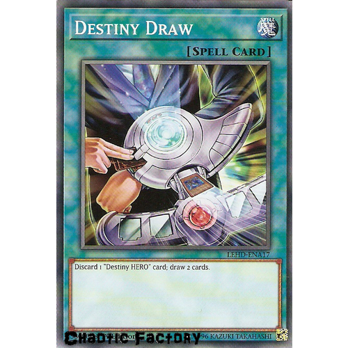 Yugioh LEHD-ENA17 Destiny Draw Common 1st Edition NM