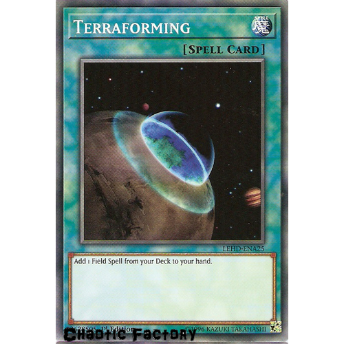 Yugioh LEHD-ENA25 Terraforming Common 1st Edition NM