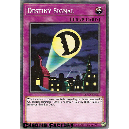 Yugioh LEHD-ENA27 Destiy Signal Common 1st Edition NM