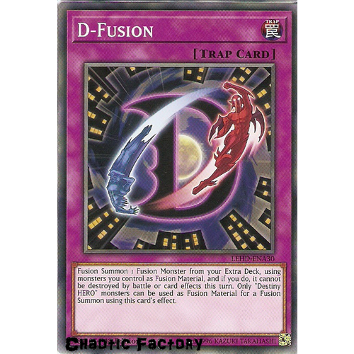 Yugioh LEHD-ENA30 D-Fusion Common 1st Edition NM