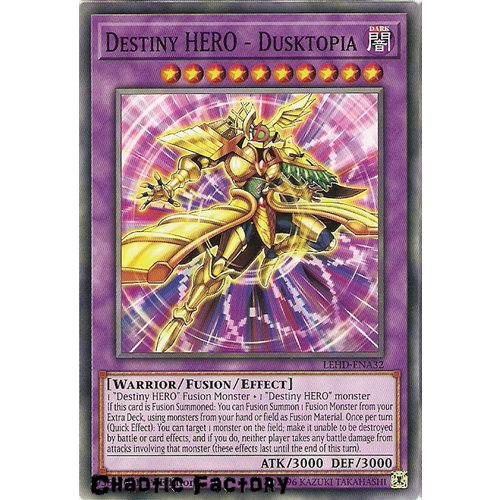 Yugioh LEHD-ENA32 Destiny HERO - Dusktopia Common 1st Edition NM